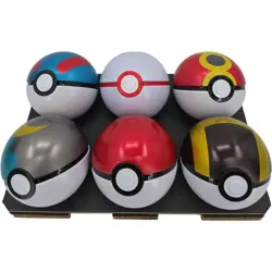 Pokemon Poke Ball Tin Collection Lot of 6 Empty Tins No Cards - Image 1