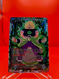 Dragon Ball Super CCG True Power Awakened Foil BT19-098 SR Anime Trading Card - Image 1