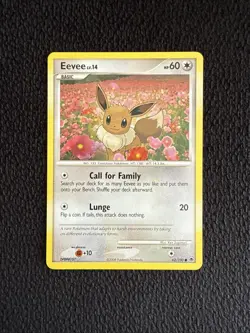 Eevee 62/100 Majestic Dawn Regular Pokemon Card 2008 NM - Image 1