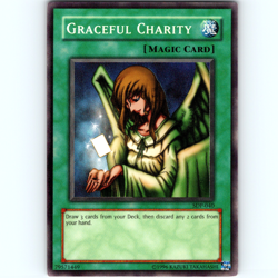 Yugioh Graceful Charity SDP-040 Unlimited Super Rare Holo LP-NM 💎 - Image 1