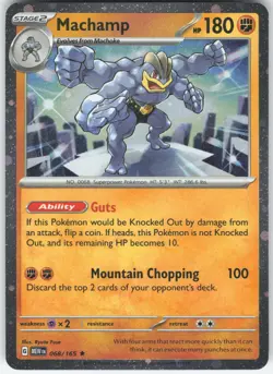 MACHAMP (COSMOS HOLO) 068/165 HOLO MISCELLANEOUS CARDS & PRODUCTS POKEMON NM - Image 1