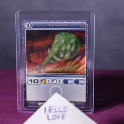 Toxic Gust – Chaotic Foil Attack Card – Good, Lightly Played 1st edition - Image 1