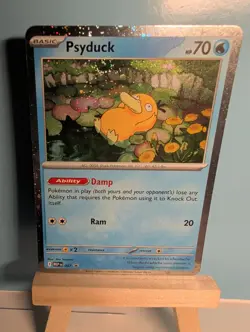 Psyduck MEP 007 Mega Cosmos Holo Promo Pokemon Card - Image 1