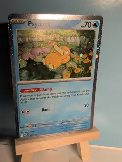 Psyduck MEP 007 Mega Cosmos Holo Promo Pokemon Card - Image 2