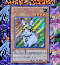 Yugioh Rescue Rabbit PHSW-EN037 1st Edition Secret Rare NM - Image 1