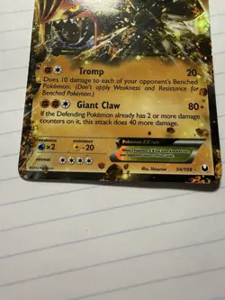 Groudon EX 54/108 Holo Ultra Rare 2012 Pokemon Card - Image 3