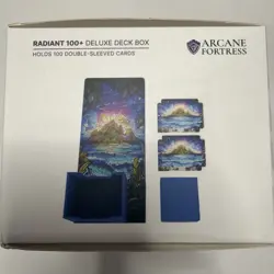 Arcane Fortress Card Deck Box for MTG Commander, Fits 100+ Card (Hidden Island) - Image 3