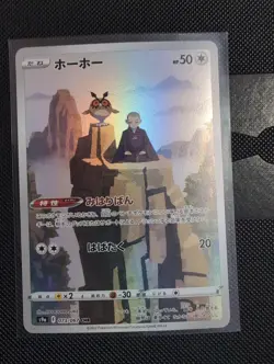 Hoothoot 073 073/067 Chr Full Art Trainer Gallery Japanese Pokemon Card NM - Image 1
