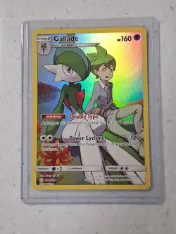 Pokemon TCG Gallade 244/236 Sun & Moon Cosmic Eclipse Secret Rare Holo Card - Image 1