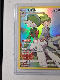 Pokemon TCG Gallade 244/236 Sun & Moon Cosmic Eclipse Secret Rare Holo Card - Image 4
