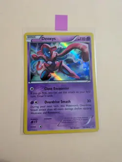 2015 Pokemon Deoxys XY Roaring Skies 33/108 Holo Card - Image 1