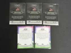 Jordan Walker RC 5 Card Lot 2023 Bowman's Best Shellacked Astral Projections - Image 2