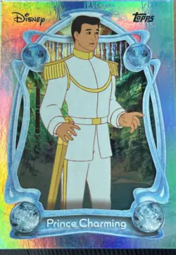 Prince Charming 2025 Topps Disney Wonder Cinderella #16 Rainbow Foil - Image 1