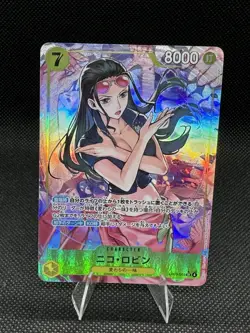 Nico Robin (Alternate Art) SR NM - EB03-055 Heroines Edition One Piece Japanese - Image 1