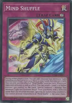 Mind Shuffle CORI-EN065 Super Rare 1st Edition Yu-Gi-Oh Card - Image 1