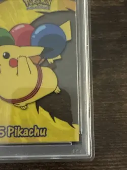 Brand New 2000 TOPPS POKEMON TV ANIMATION CLEAR CARDS #PC1 PIKACHU PSA 10 Card - Image 5