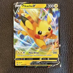 Pikachu V SWSH285 SWSH: Sword & Shield Promo Cards Holo - Image 1