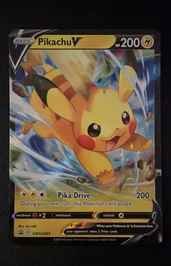 Pikachu V SWSH285 SWSH: Sword & Shield Promo Cards Holo - Image 1