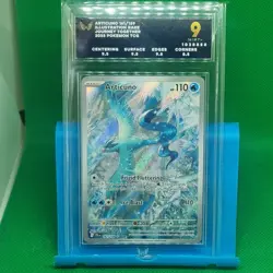 ARK 9 Pokemon TCG Articuno 161/159 IR Journey Together MINT Graded Card Fullart - Image 1