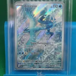 ARK 9 Pokemon TCG Articuno 161/159 IR Journey Together MINT Graded Card Fullart - Image 2