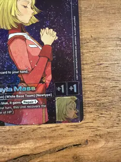 Sayla Mass GD01-087 R+ Rare Plus Alternate Art Foil Bandai Gundam Card Game - Image 3