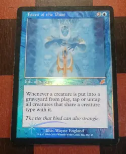 Mtg Faces of the Past FOIL HP Scourge Played Magic Card Rare - Image 1