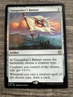 MTG Magic Vanquisher's Banner 0316 Commander: The Lost Caverns of Ixalan LCC - Image 1