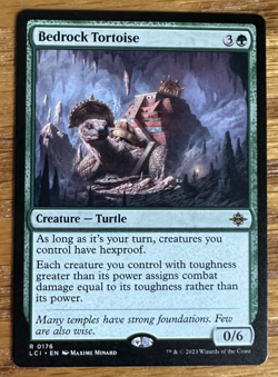 MTG Lost Caverns Of Ixalan, Bedrock Tortoise - Image 1