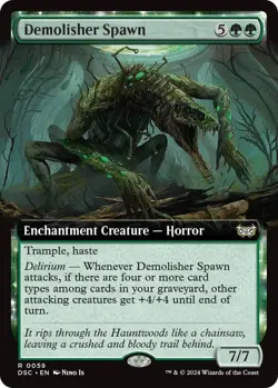 Demolisher Spawn (Extended Art) - Commander: Duskmourn: House of Horror (DSC) - Image 1