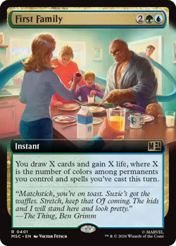 First Family (Extended Art) - Commander: Marvel Super Heroes (MSC) - Image 1