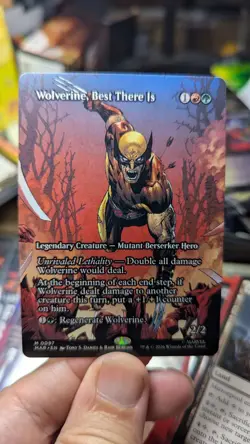 1x Wolverine Best There Is Borderless Marvel MAR NM - Magic MTG x1 - Image 1