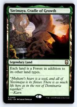 Yavimaya, Cradle of Growth 409 Commander: Modern Horizons 3 Magic NM - Image 1