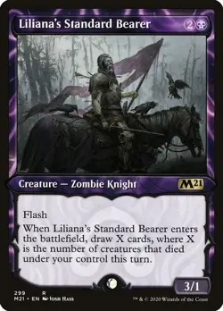 Liliana's Standard Bearer (Showcase) [Core Set 2021] Near Mint - Image 1