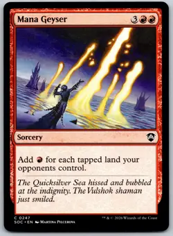 Mana Geyser C Commander: Secrets of Strixhaven 247 NM - Image 1
