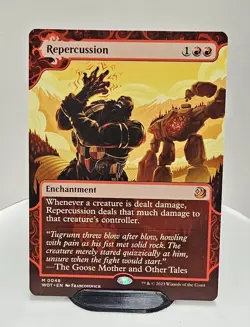 MTG Repercussion ALT Art Wilds of Eldraine: Enchanting Tales Regular Mythic Rare - Image 1