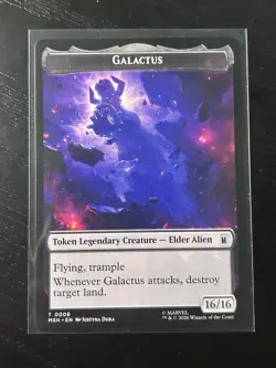 MTG Galactus / Squirrel Double-Sided Token Marvel Super Heroes Regular 8/14 - Image 1