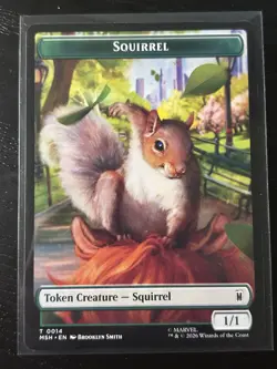 MTG Galactus / Squirrel Double-Sided Token Marvel Super Heroes Regular 8/14 - Image 2