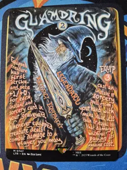 Glamdring Poster Non-Foil | Lord of the Rings - Magic: The Gathering MTG - Image 1