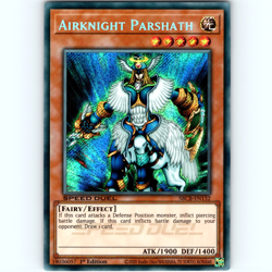 Yugioh Airknight Parshath SBCB-EN132 1st Edition Secret Rare Holo - LP-NM 💎 - Image 1