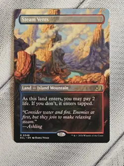 MTG Steam Vents ECL 0348 R NM Regular Borderless - Image 2
