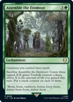 Assemble the Entmoot [LTC - 36]Lightly Played - Image 1