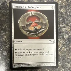 Wizards Magic: The Gathering Talisman of Indulgence Mirrodin Artifact Uncommon … - Image 1