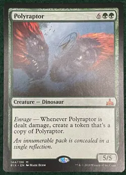 Polyraptor - MTG Rivals of Ixalan 144/196 Mythic Rare - Image 1