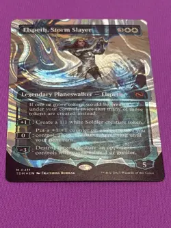 Magic: The Gathering Elspeth, Storm Slayer Foil Planeswalker TDM 411 - Image 1