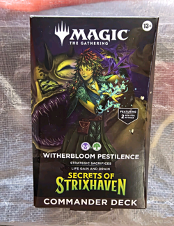 Magic: The Gathering Secrets of Strixhaven Witherbloom Pestilence Commander Deck - Image 1