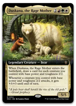 Duskana, the Rage Mother (Extended Art) #312 NM Murders Karlov Manor Magic MTG - Image 1