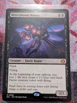 MTG Bitterbloom Bearer English Lorwyn Eclipsed 0088 FRESH PULL MINT - Image 1