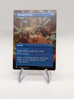 Thought Scour BORDERLESS - MTG Magic the Gathering - Double Masters 2022 - Image 1