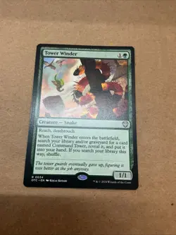 Tower Winder R 0034 Non/foil Outlaws Of Thunderjunction Commander - MTG - Image 1