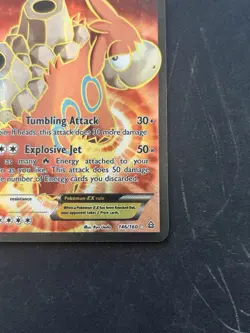 Pokemon TCG Camerupt EX 146/160 Primal Clash Full Art Holo Ultra Rare EN - MP - Image 5